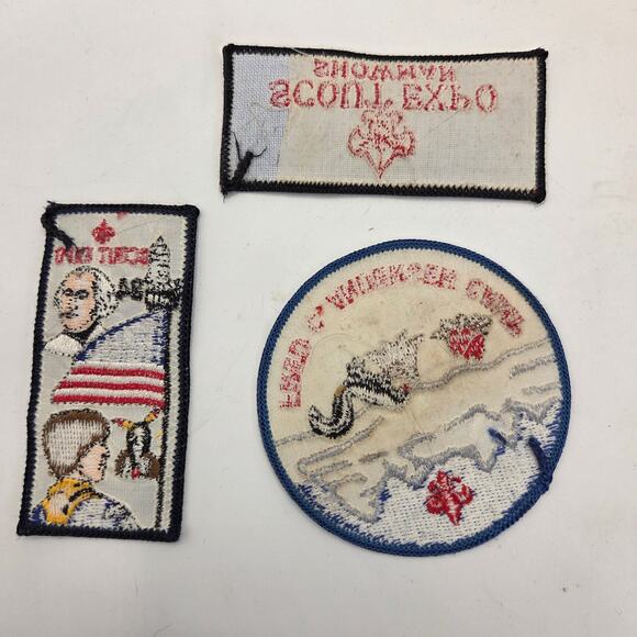 Lot of 3 Vintage Boy Scouts Patches – Scout Expo 1984 & Andersen Camp - Picture 3 of 3